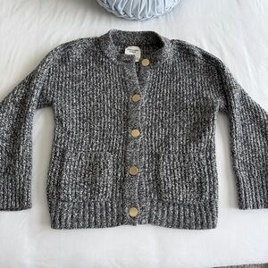 Abercrombie & Fitch Charcoal Knit Cardigan